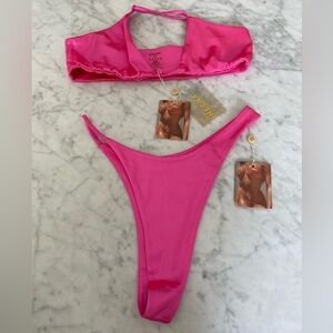 Kim Kardashian & Neena Bikini collaboration in hot pink- Brand new